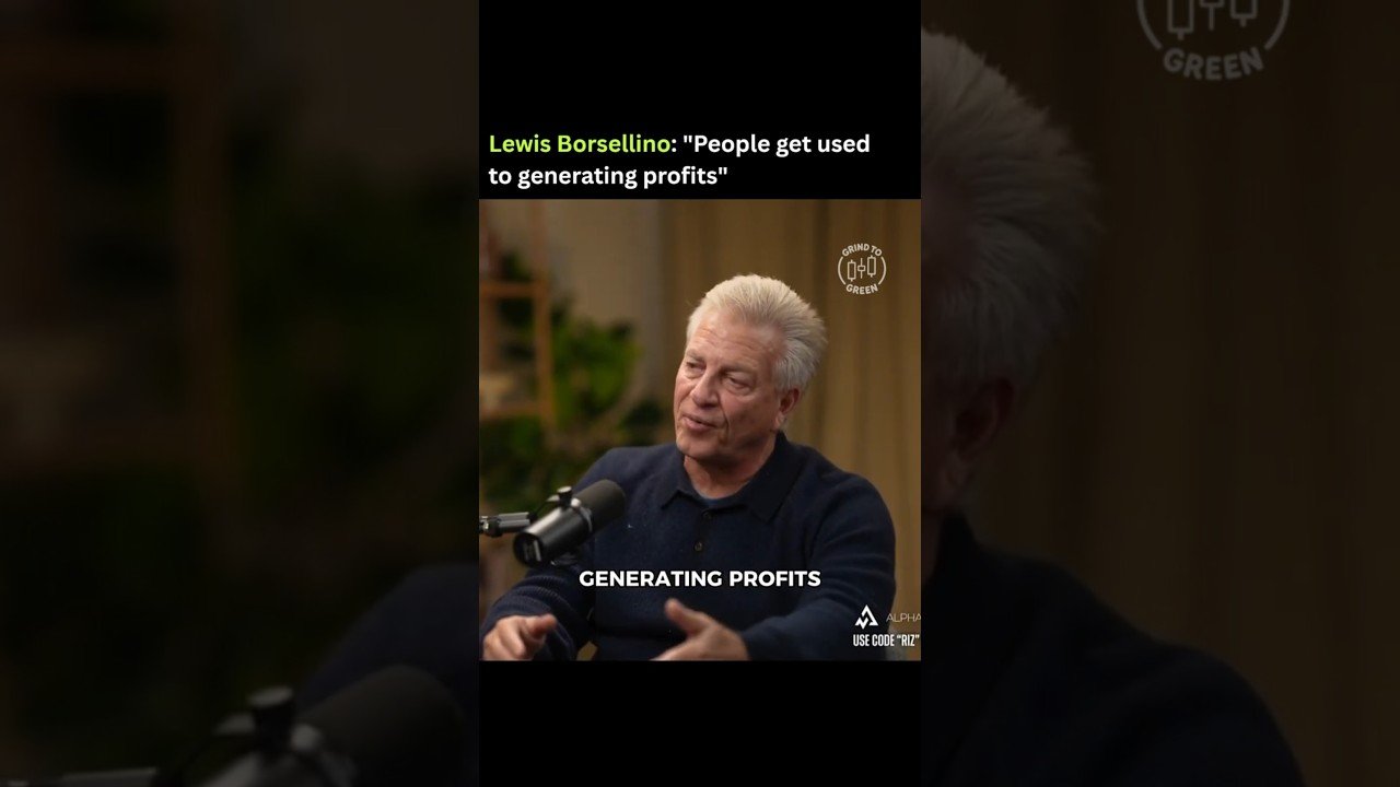 Lewis Borsellino: “People get used to generating profits” #trading #daytrading #forex #stockmarket