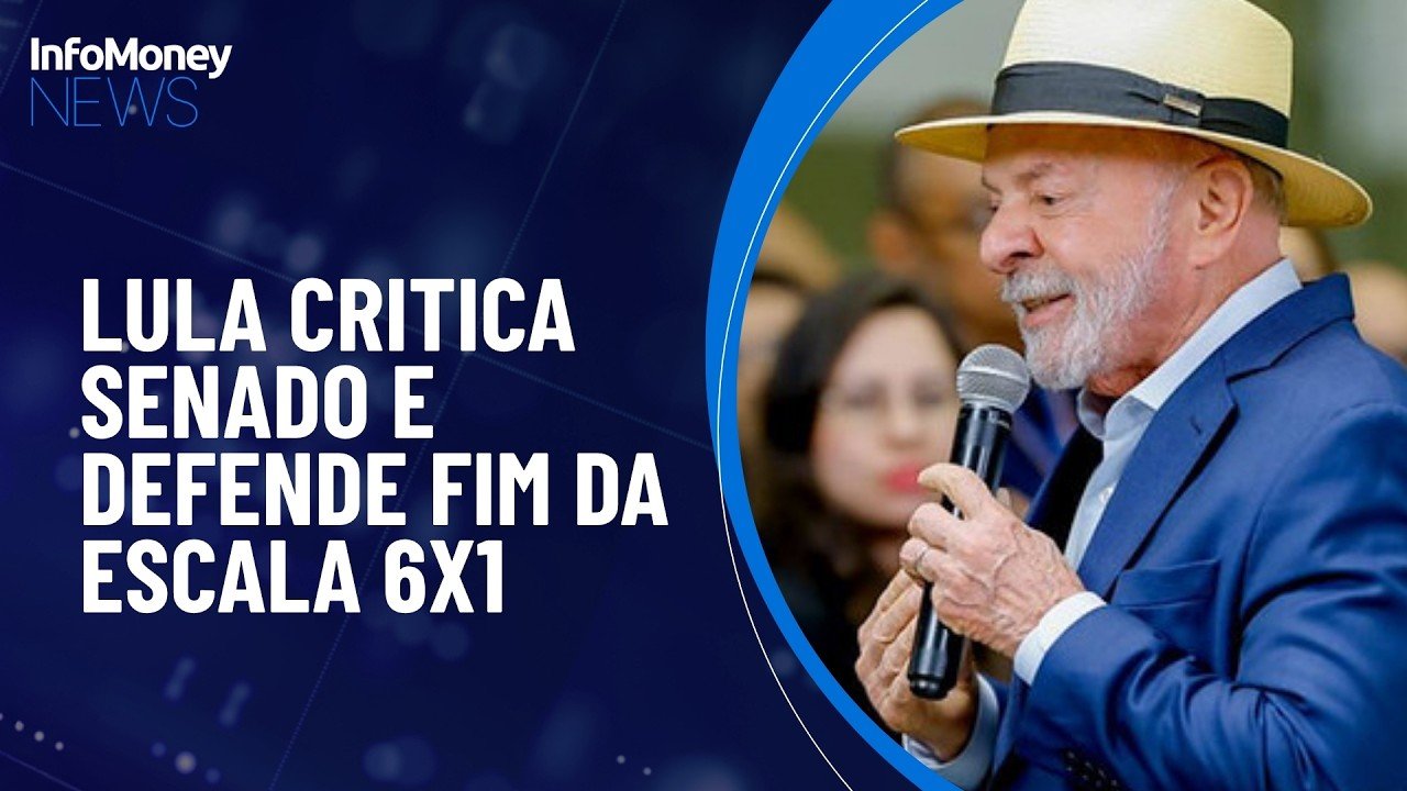 Lula critica Senado, pede eleição de progressistas e defende fim da escala 6X1 | InfoMoney News