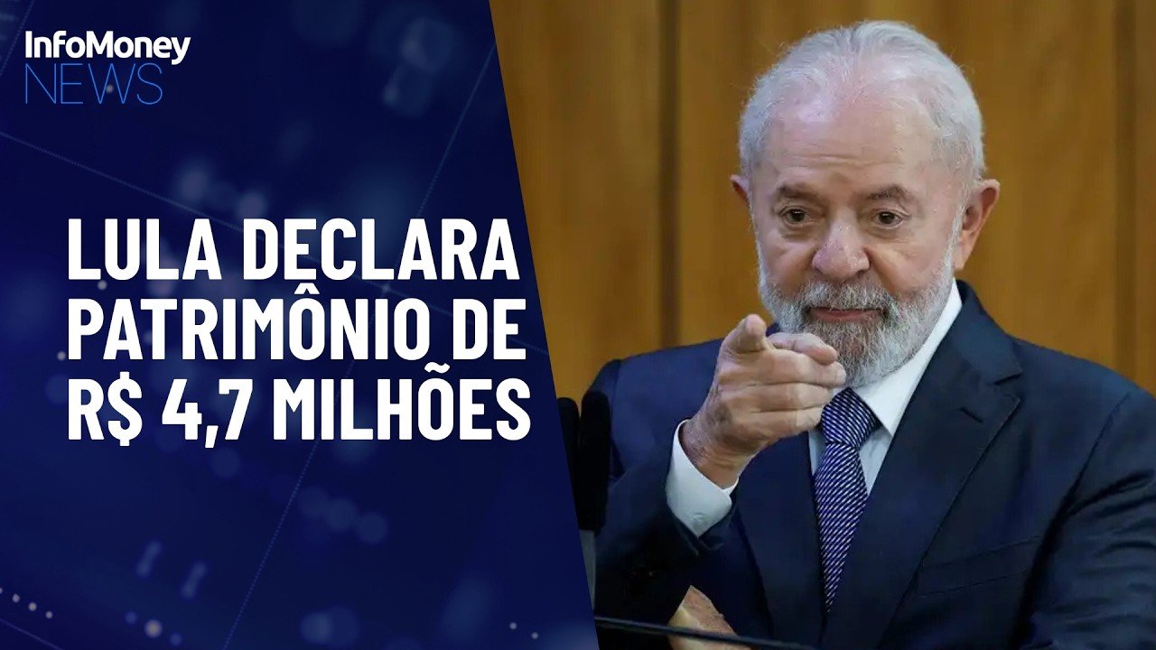 Lula declara patrimônio de R$ 4,7 mi: 35% menor do que em 2022 | InfoMoney News