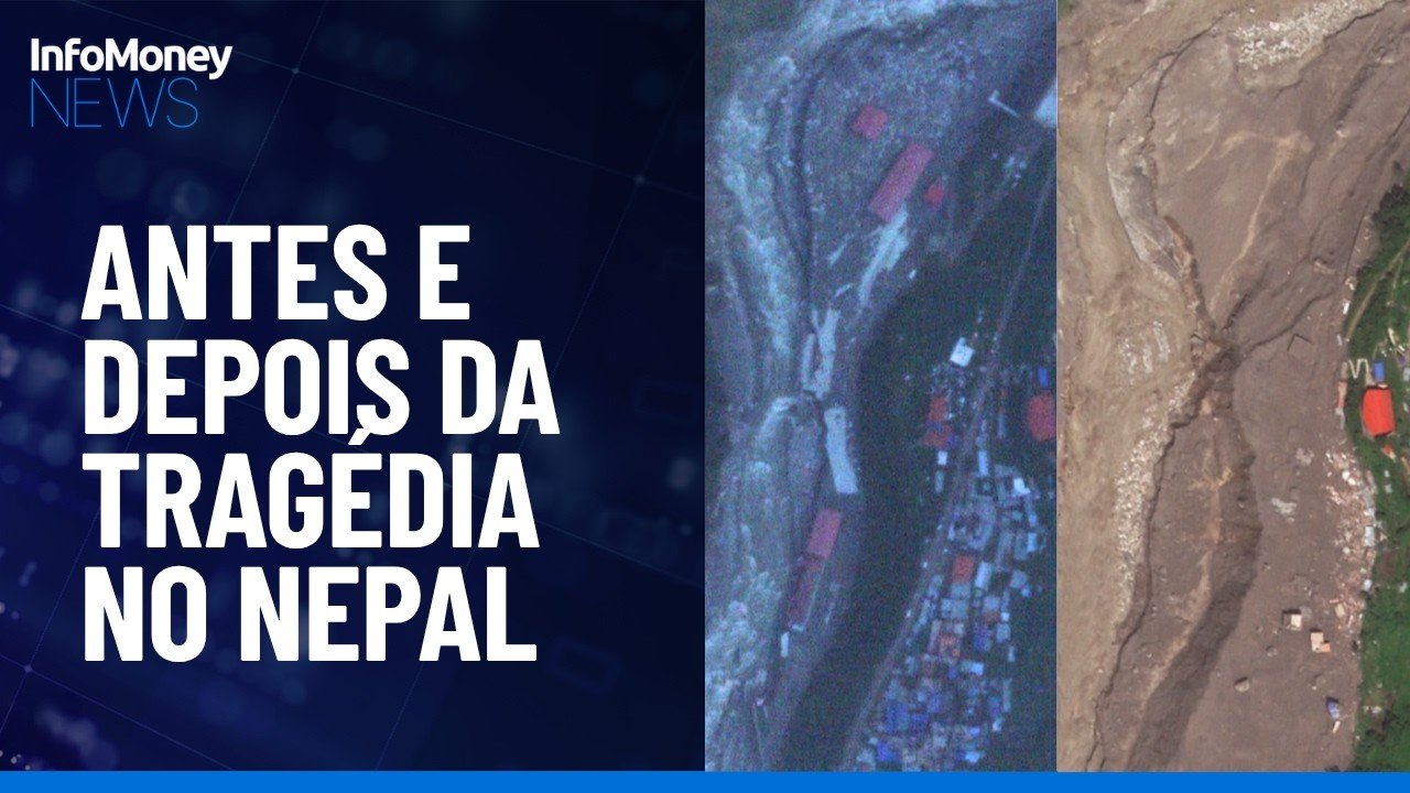 Nepal: imagens de satélite mostram antes e depois da tragédia | InfoMoney News