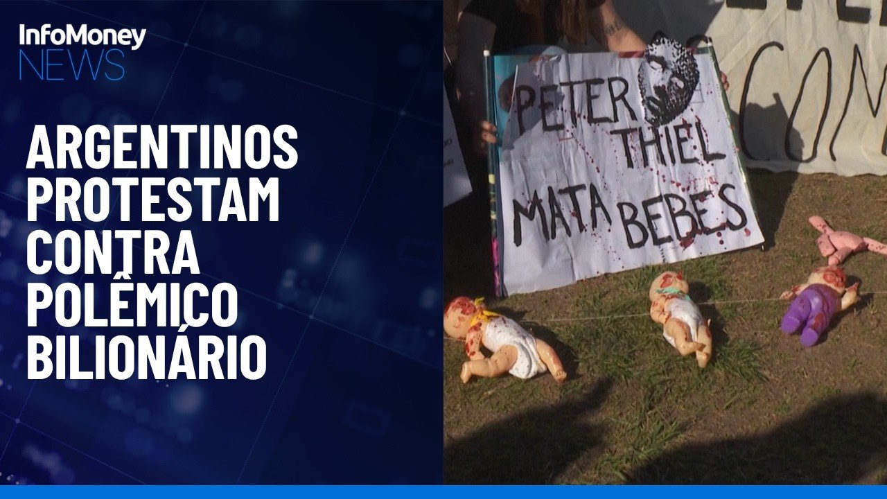 Peter Thiel, bilionário polêmico que se mudou para a Argentina, é alvo de protestos | InfoMoney News