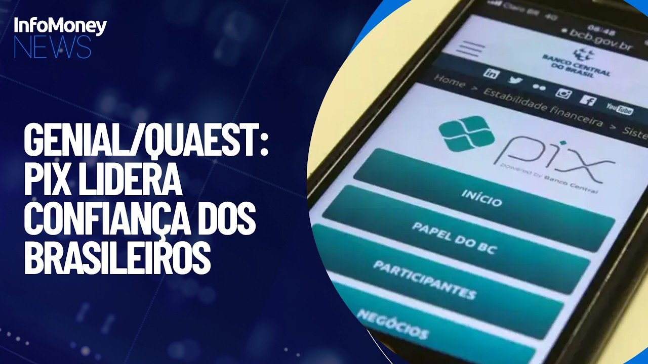 Pix lidera confiança dos brasileiros, segundo pesquisa Genial/Quaest | InfoMoney News