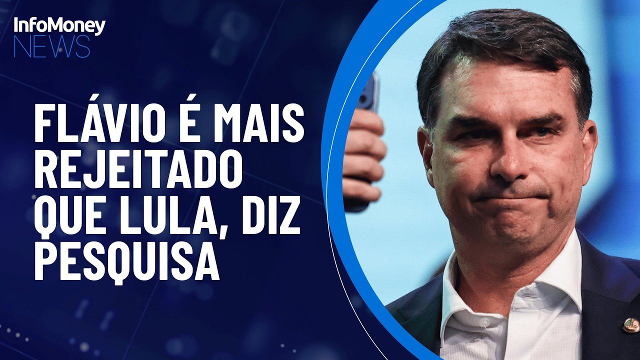 Quaest: Flávio é rejeitado por 54%; Lula por 52% dos eleitores | InfoMoney News