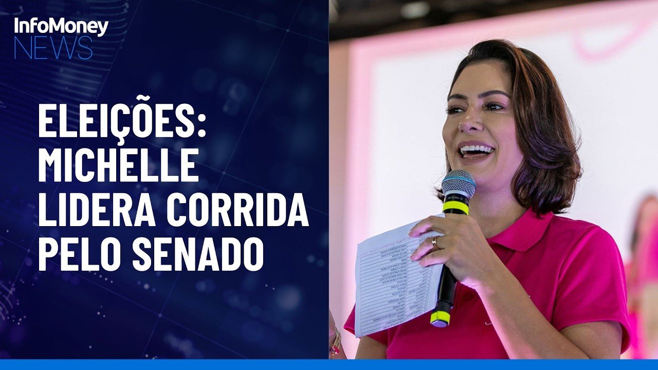 Quaest: Michelle lidera disputa no DF pelo Senado com 25% | InfoMoney News