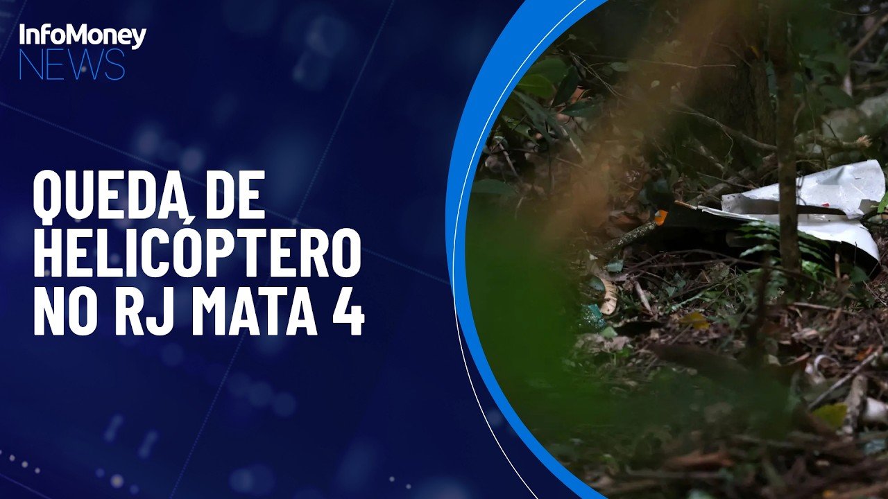 Queda de helicóptero no RJ: o que se sabe sobre as vítimas e o acidente | InfoMoney News