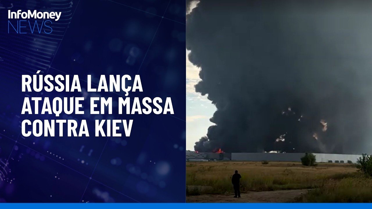 Rússia lança ataque em massa e causa estragos em Kiev e região | InfoMoney News