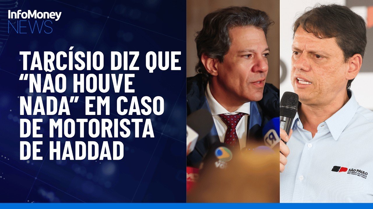 Tarcísio desmente Haddad sobre abordagem de PMs a motorista | InfoMoney News