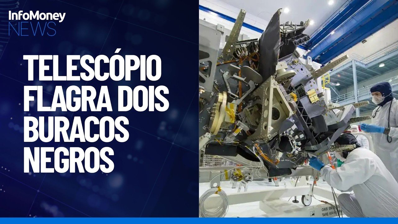 Telescópio flagra dois buracos negros prestes a se fundir | InfoMoney News