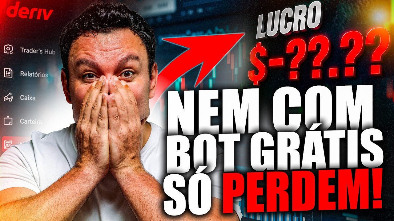 TESTEI UM ROBÔ GRÁTIS NA DERIV E O RESULTADO ME DEIXOU CHOCADO