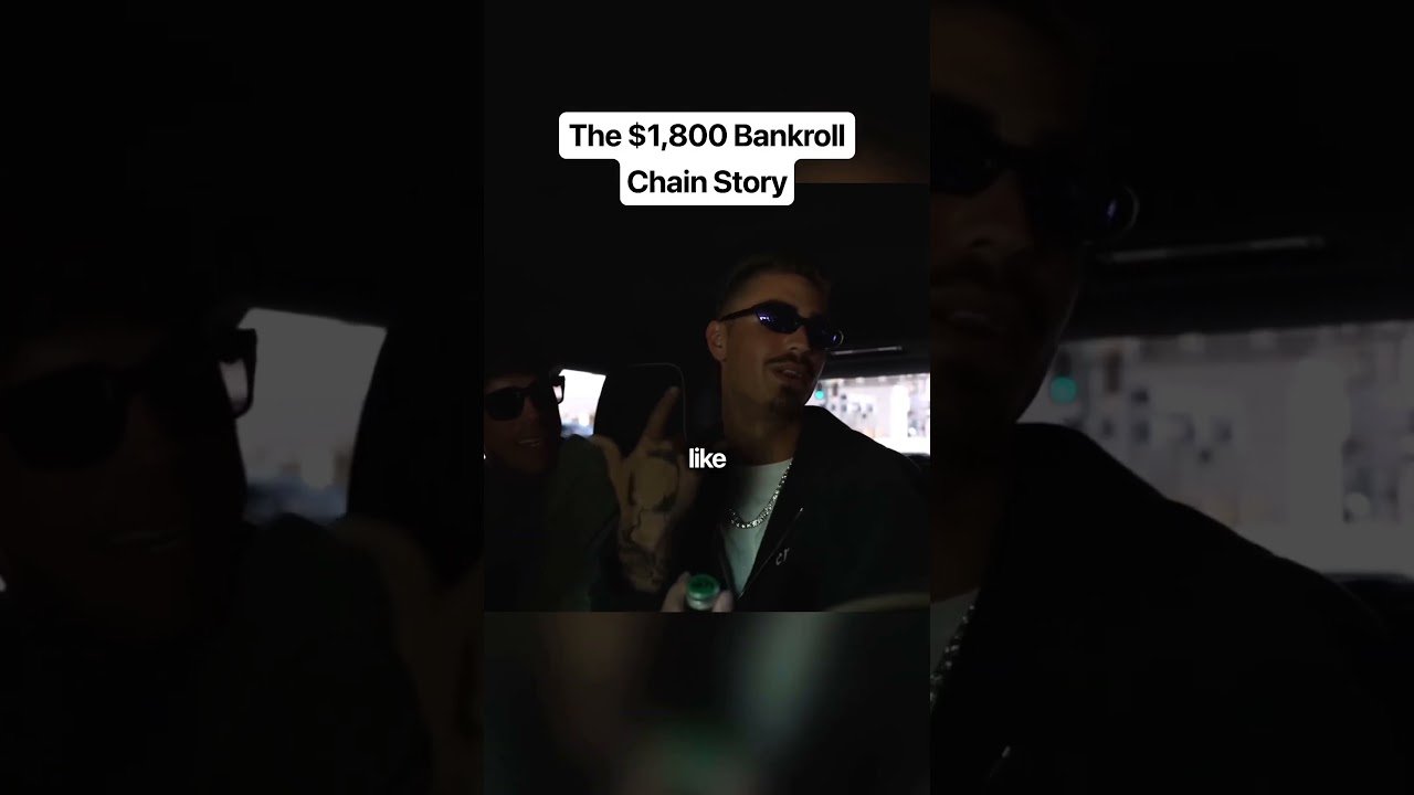 The 1800 bankroll chain story #tjr #daytrading