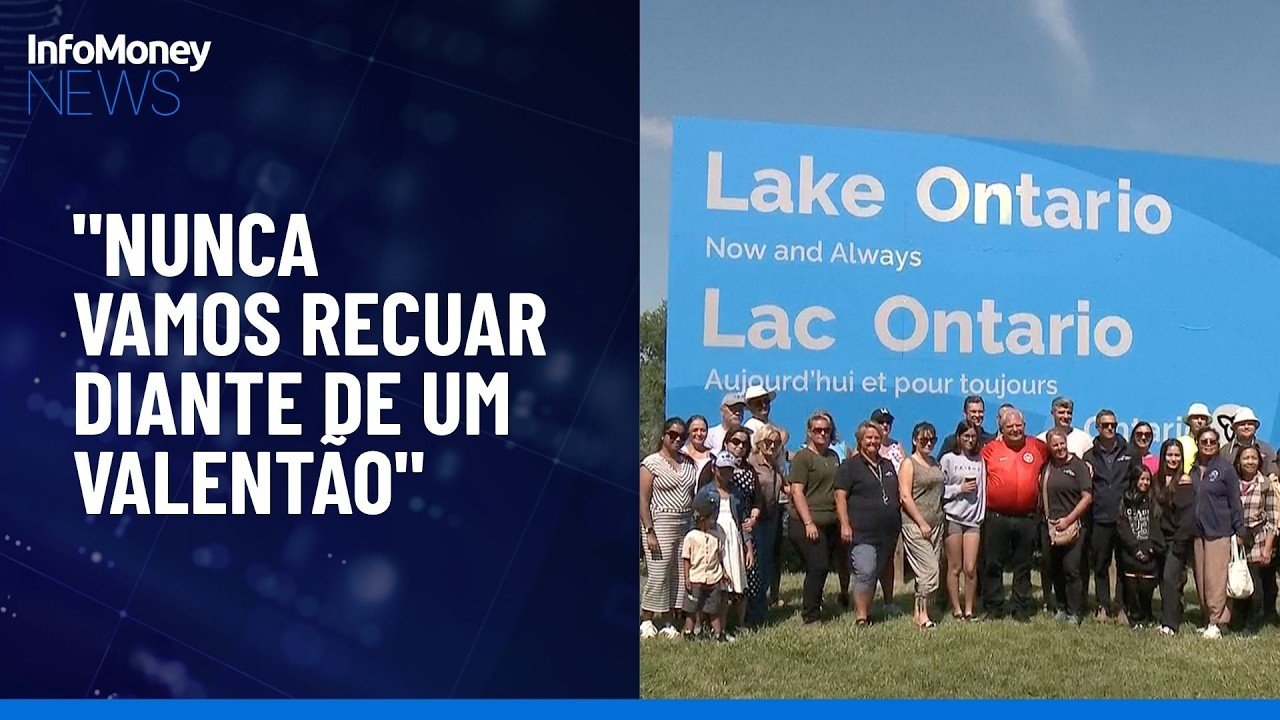 Trump renomeia Lago Ontário para “Lago América” e premiê canadense reage com placa | InfoMoney News