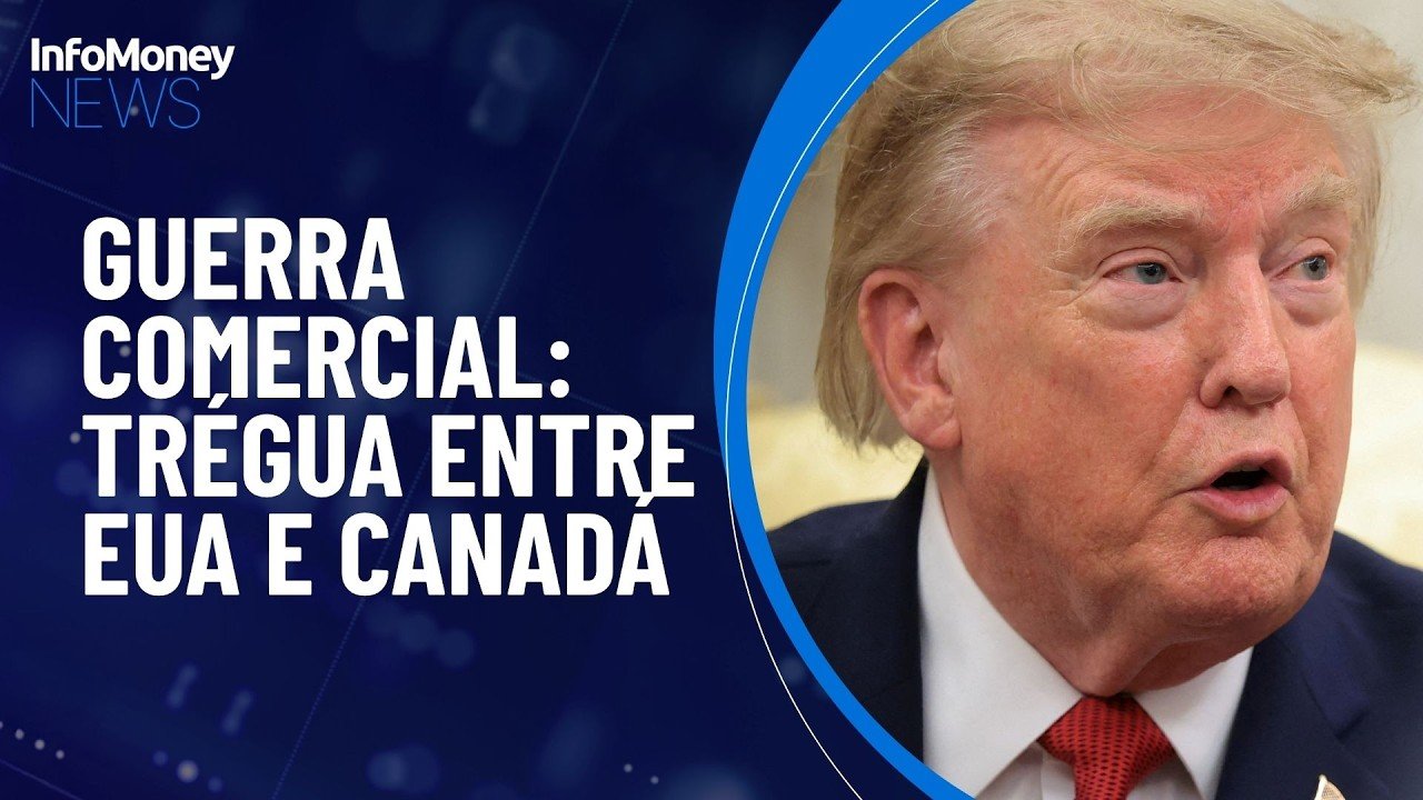 Trump suspende tarifas de 50% sobre produtos do Canadá por três dias | InfoMoney News
