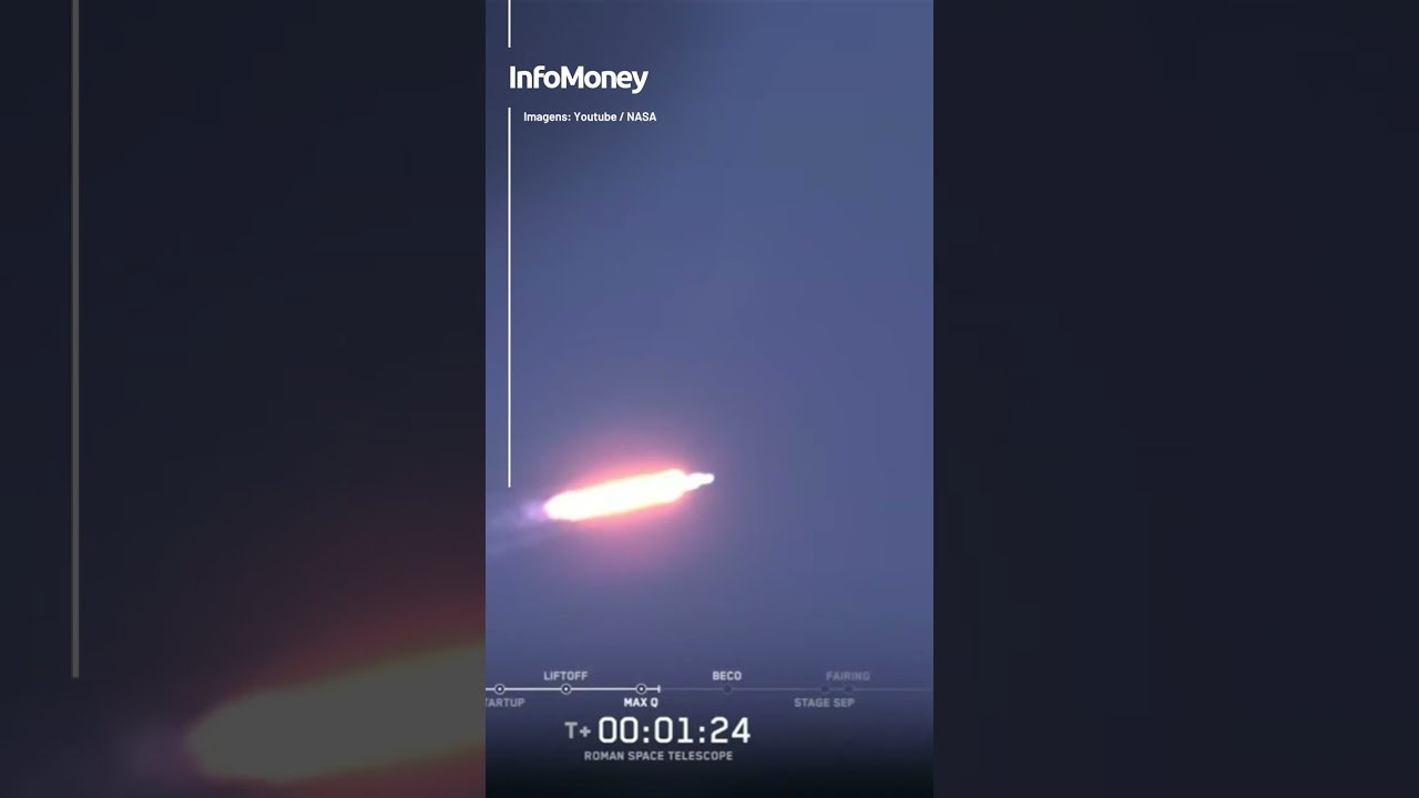 Veja lançamento de foguete da SpaceX que levou telescópio da Nasa ao espaço | InfoMoney News