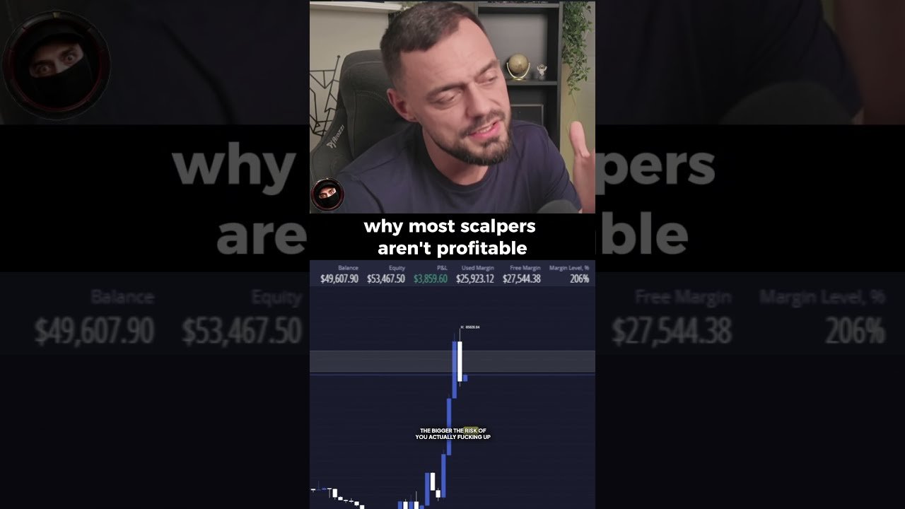 Why scalpers lose 90% of the time #trading #daytrading #money