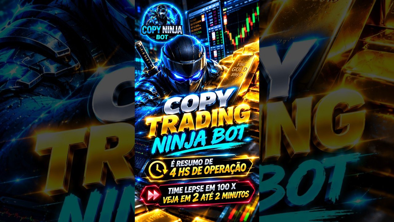 🤯 TIME LAPSE 100X NINJA BOT NO OUROXAUUSD #daytrade #mercadofinanceiro #ninjabot
