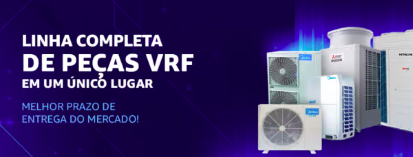 Loja do VRF Compressores Placas e Sensores