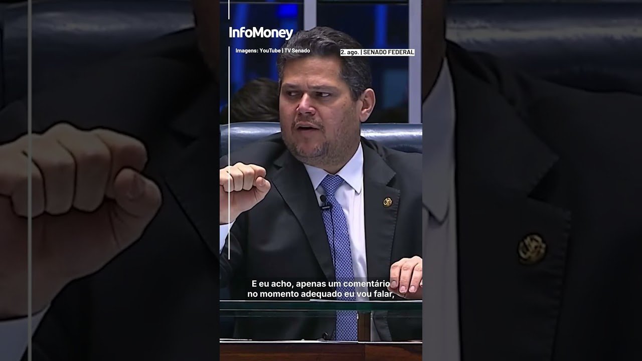 Alcolumbre cita dinheiro para filme de Bolsonaro ao rebater pressão contra Moraes