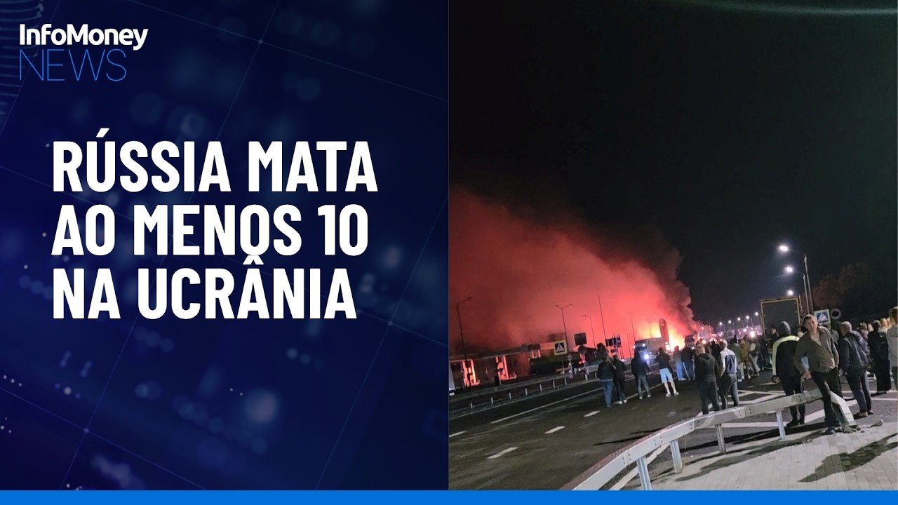 Ataques russos deixam ao menos 10 mortos e dezenas de feridos na Ucrânia | InfoMoney News