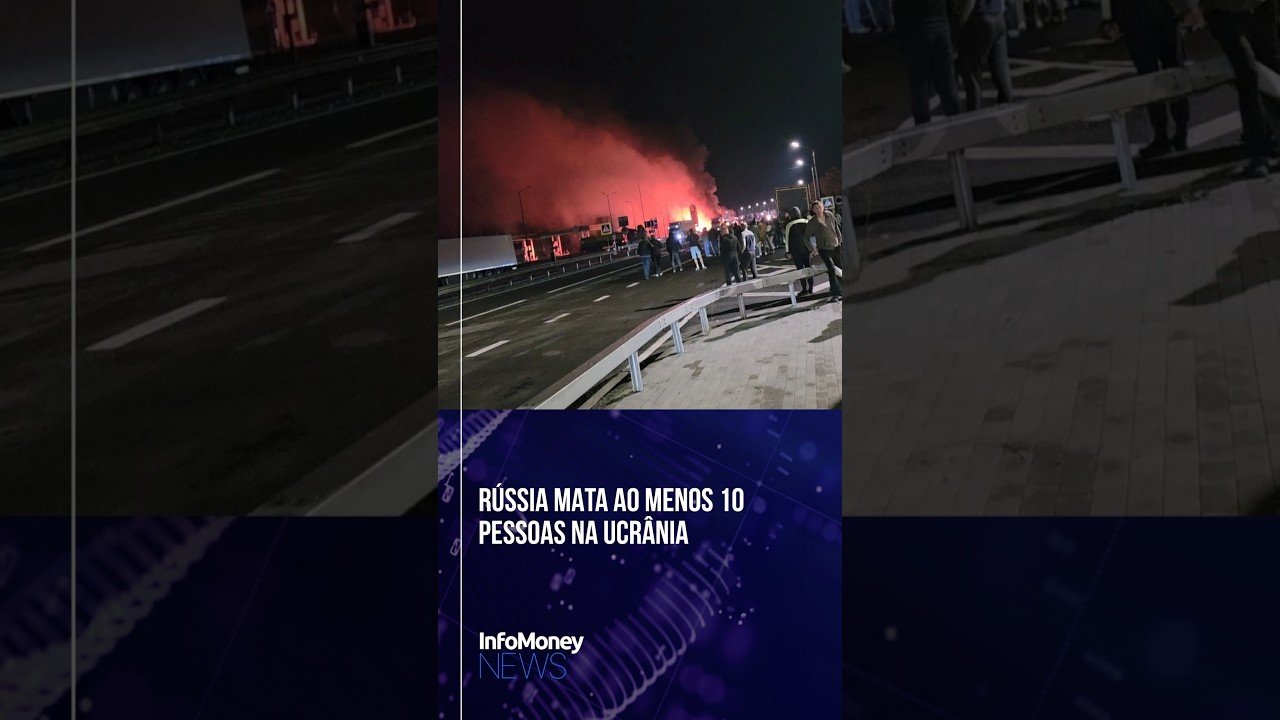 Ataques russos deixam ao menos 10 mortos e dezenas de feridos na Ucrânia | InfoMoney News