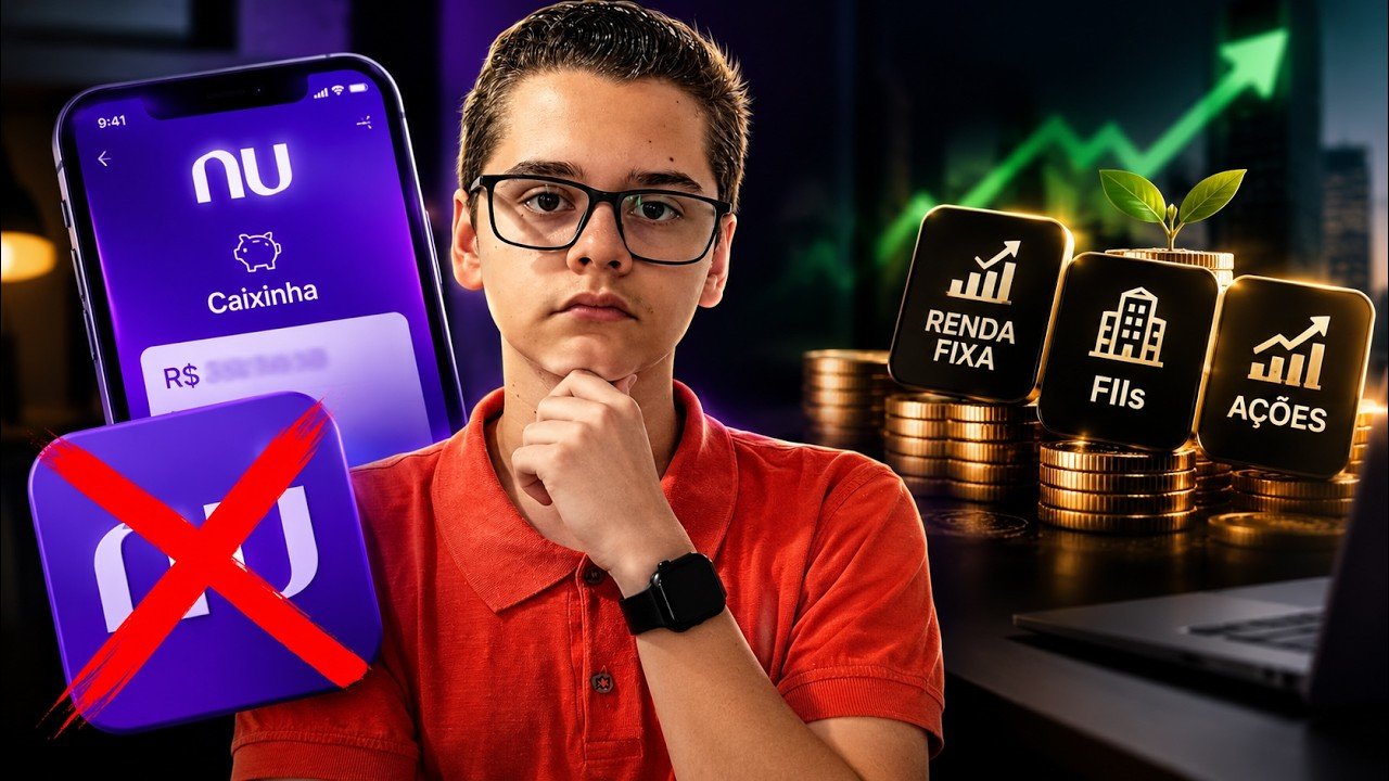 CAIXINHA DO NUBANK VALE A PENA? 3 INVESTIMENTOS QUE PODEM RENDER MAIS!