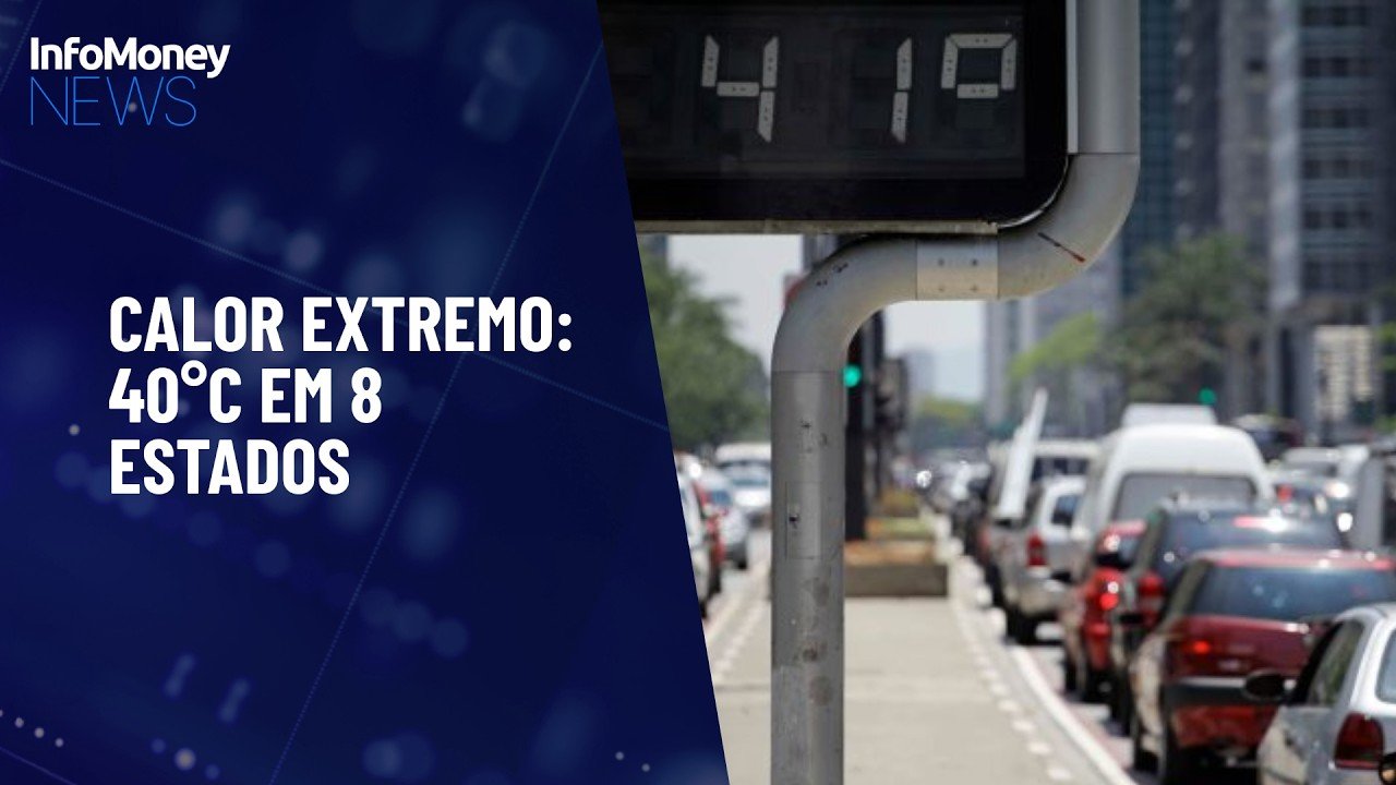 Calor extremo: temperaturas podem superar 40°C em oito estados do Brasil | InfoMoney News