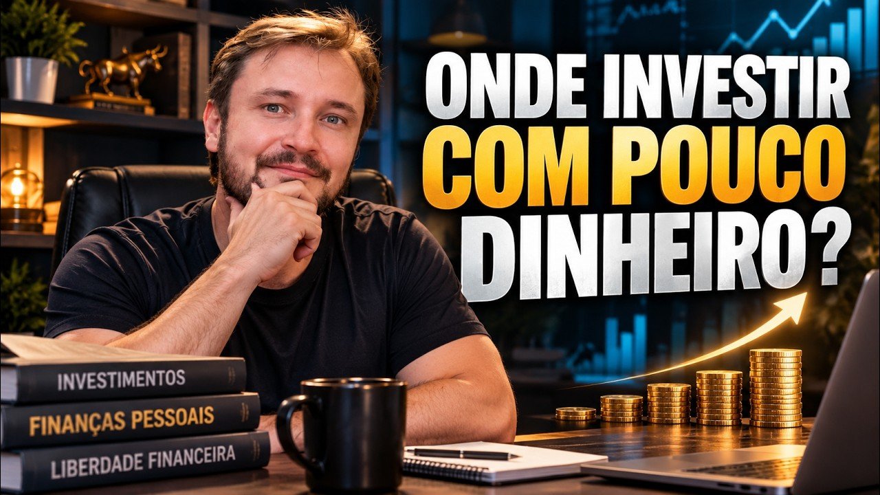 COMO E ONDE INVESTIR COM POUCO DINHEIRO