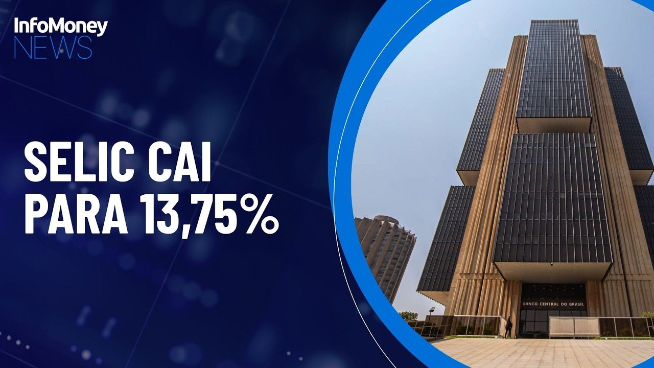 COPOM: Banco Central reduz taxa básica de juros a 13,75% | InfoMoney News
