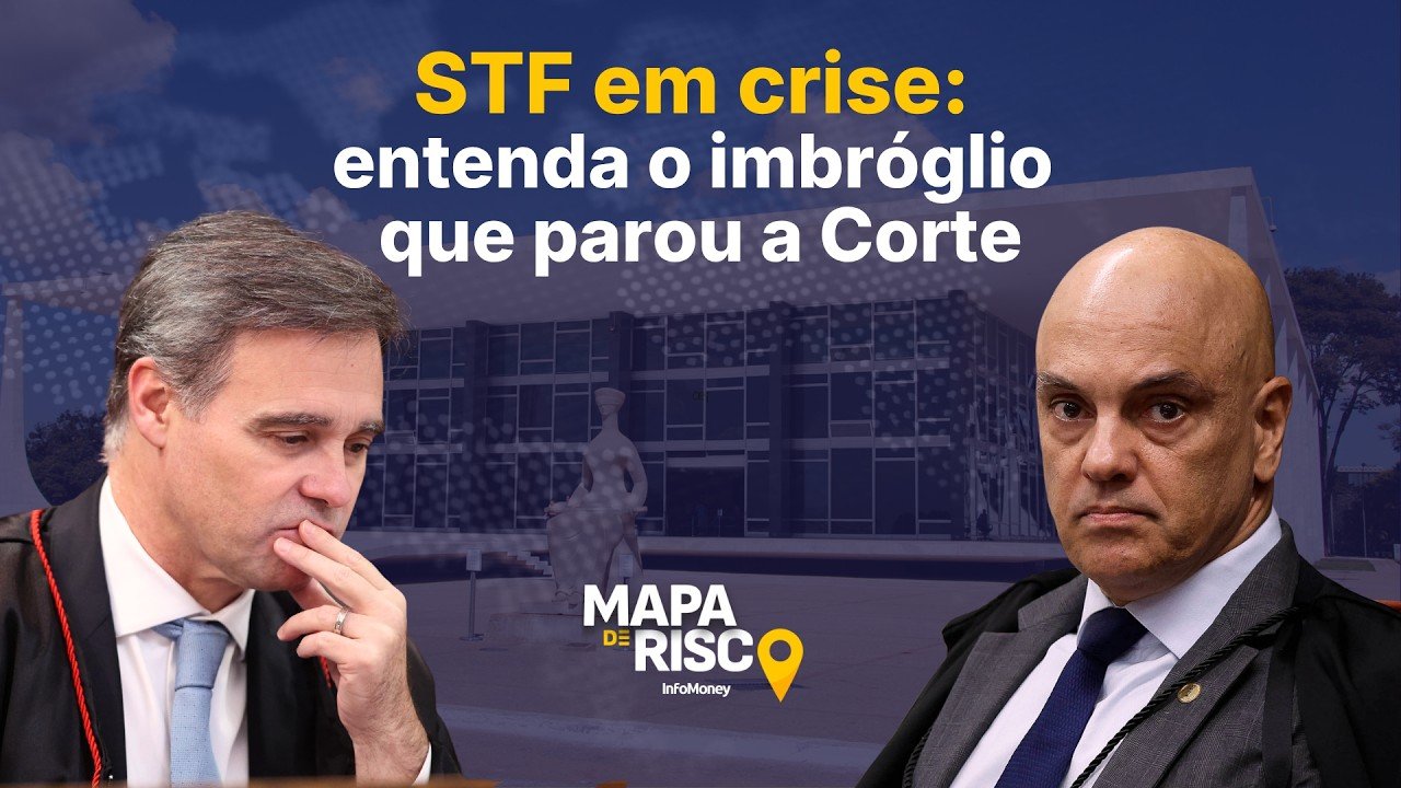 Crise no STF explicada: Banco Master, Moraes x Mendonça e a briga pelo comando da PF | Mapa de Risco