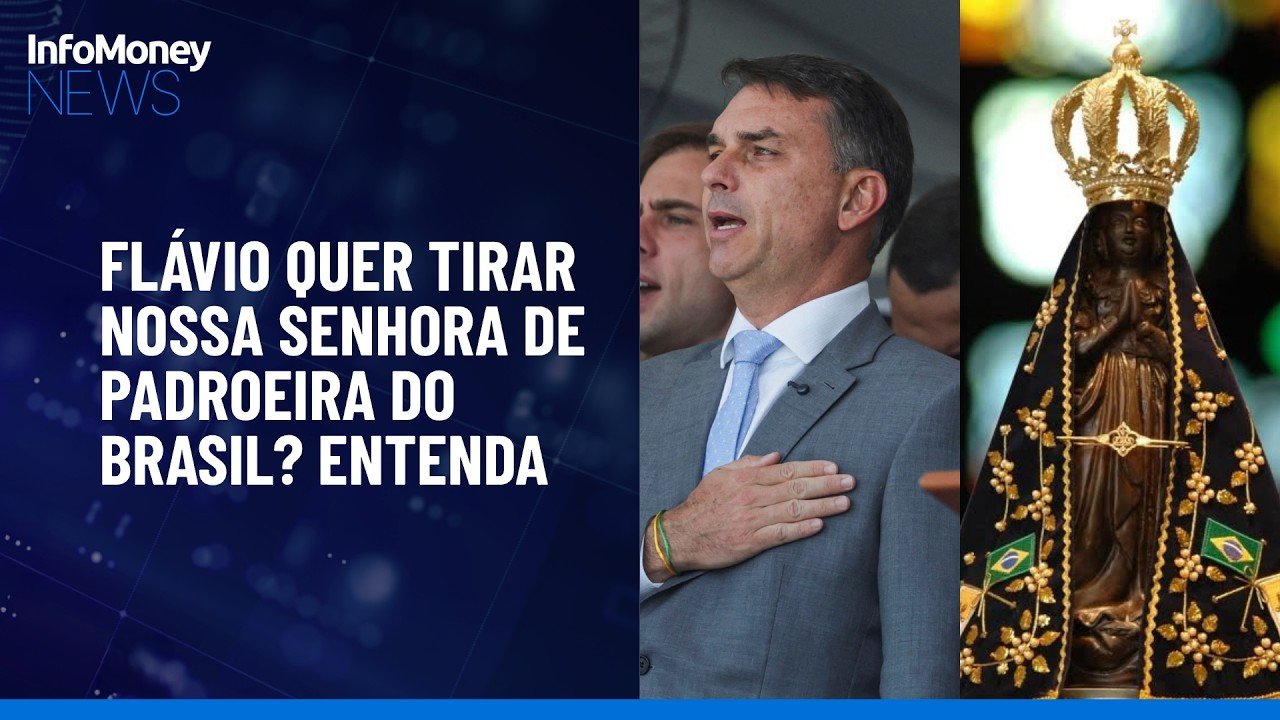 Entenda a polêmica envolvendo Flávio e Nossa Senhora Aparecida | InfoMoney News