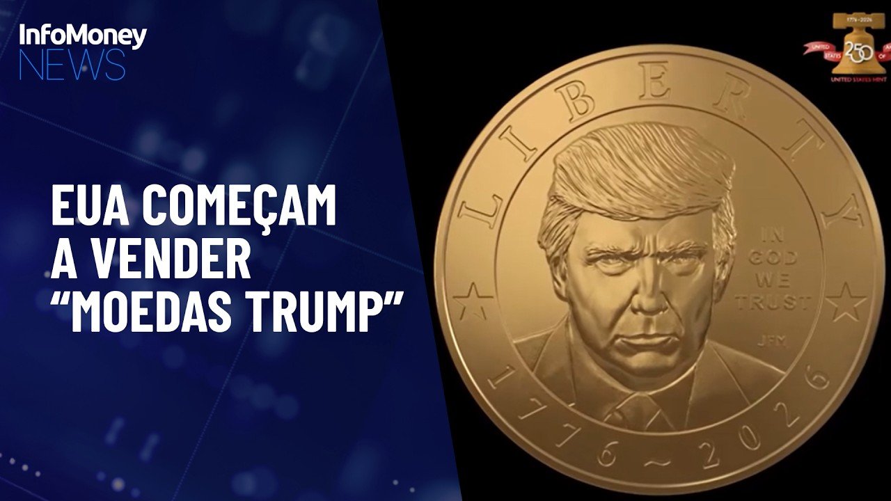 EUA começam a vender moeda de US$ 1 com rosto de Trump | InfoMoney News