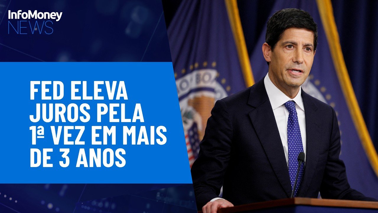 Fed eleva taxas de juro pela 1ª vez desde 2023 e sinaliza mais altas pela frente | InfoMoney News