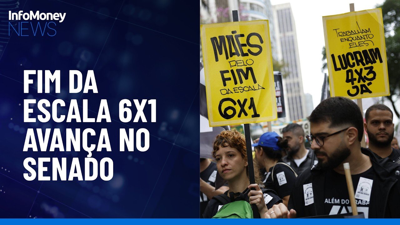 Fim da escala 6×1 avança no Senado e fica nas mãos de Alcolumbre | InfoMoney News