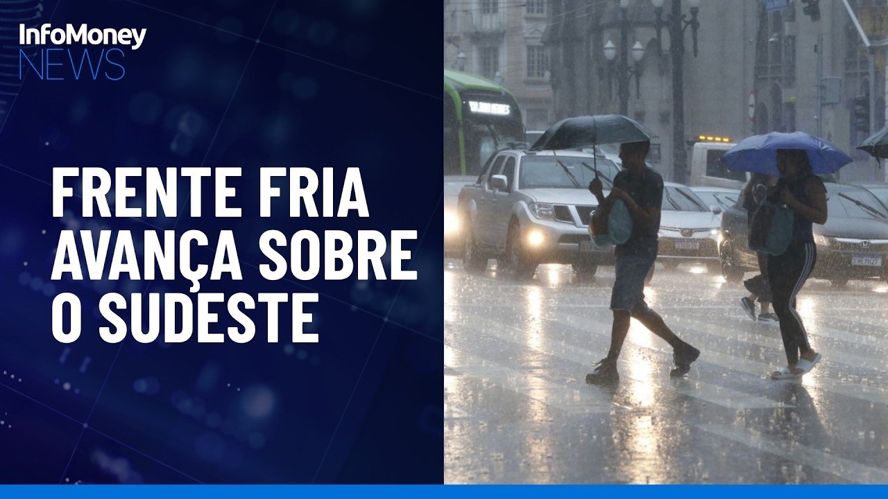 Frente fria: Chuva e ventos fortes se espalham pelo Sudeste | InfoMoney News