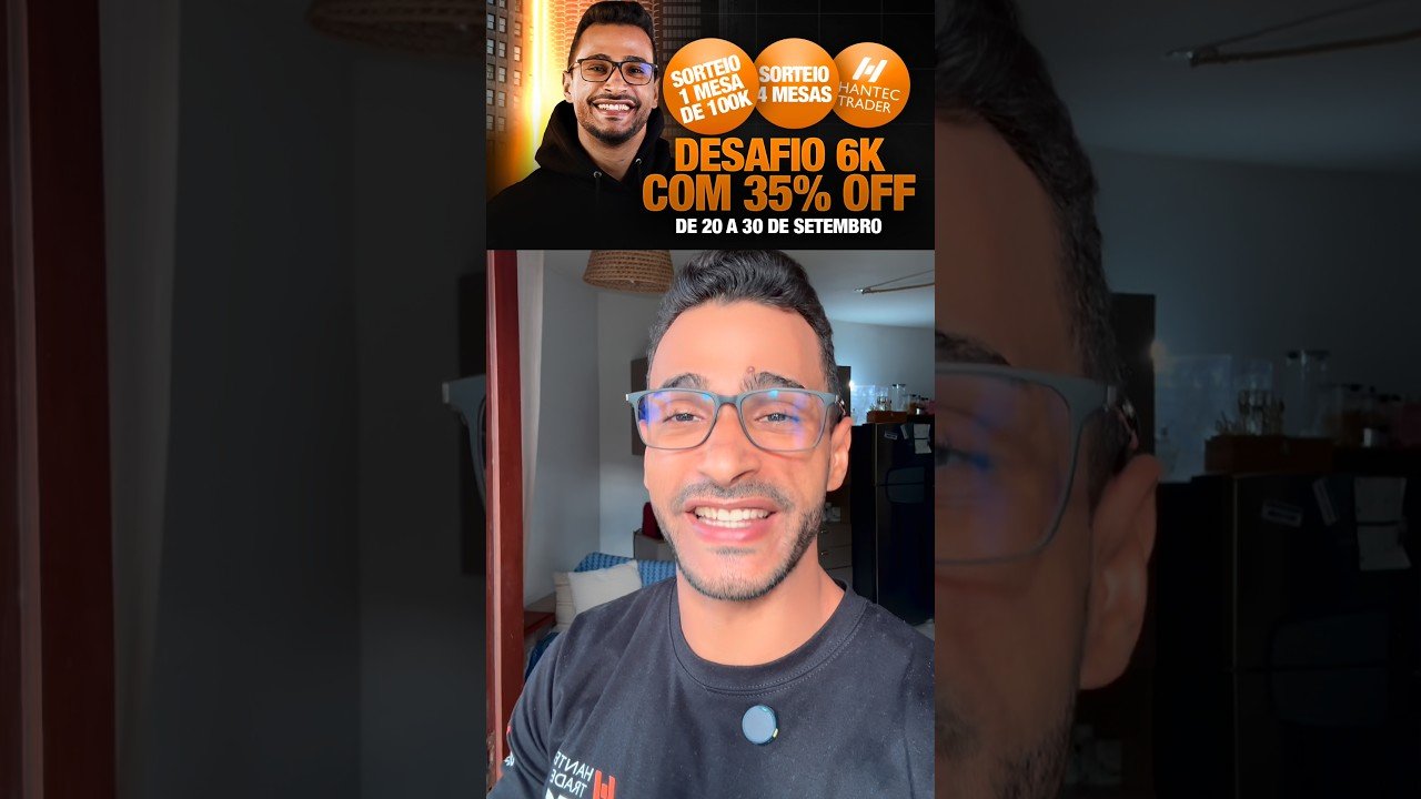 Hantec Trader Mesa Proprietária: DESAFIO 6K no Day Trade + 35% de Desconto e Mesa de 100K