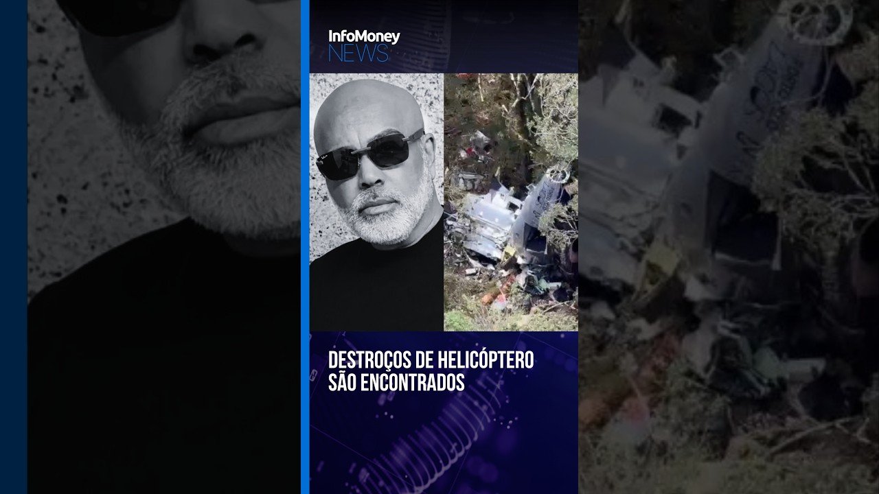 Helicóptero com cantor Rick é encontrado em SC e não há sobreviventes | InfoMoney News