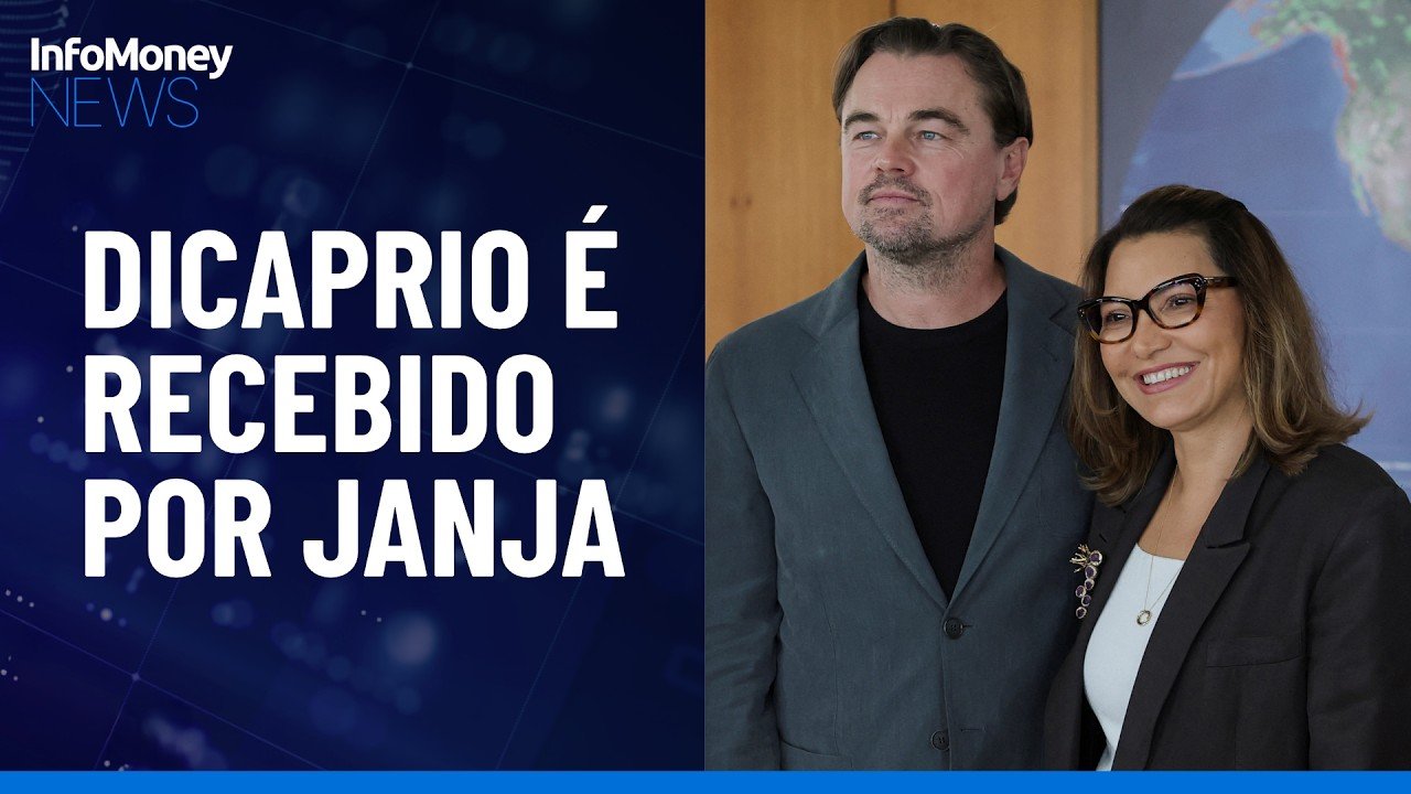 Janja publica fotos com Leonardo DiCaprio no Planalto | InfoMoney News