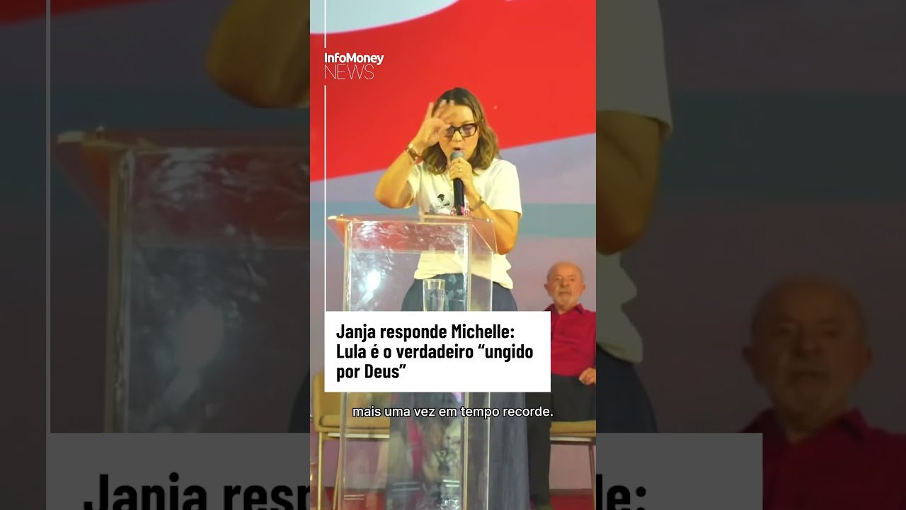 Janja responde Michelle: Lula é o verdadeiro “ungido por Deus” | InfoMoney News