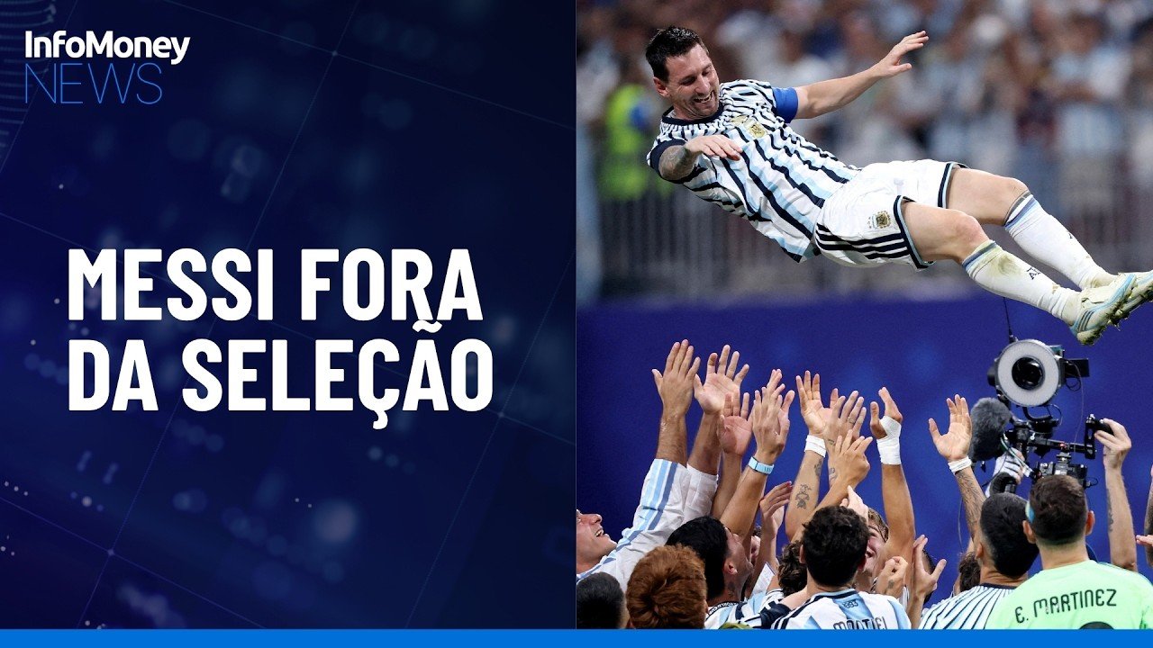 Messi anuncia aposentadoria da seleção argentina: “Foi uma decisão que doeu” | InfoMoney News
