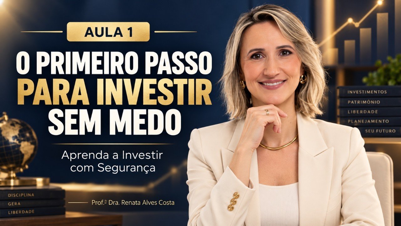 O PRIMEIRO PASSO PARA INVESTIR SEM MEDO