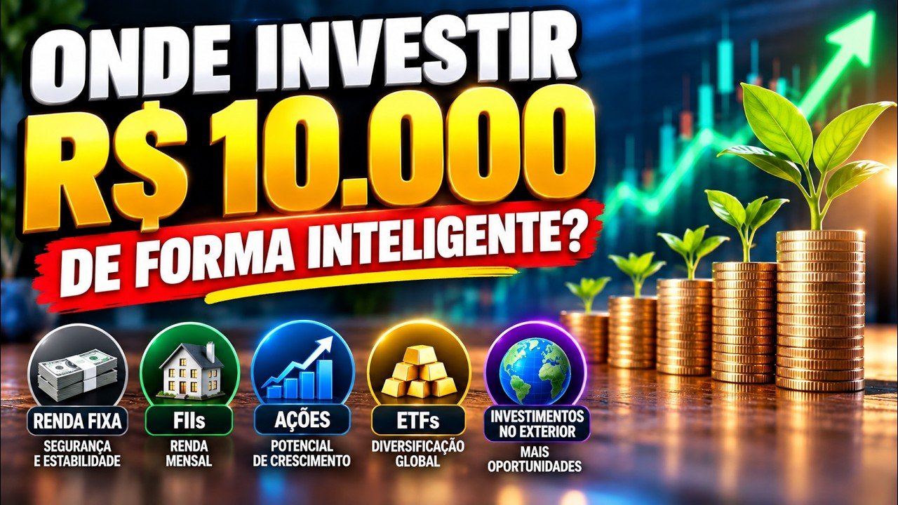 Onde investir R$ 10.000 de forma inteligenteRoteiro 1