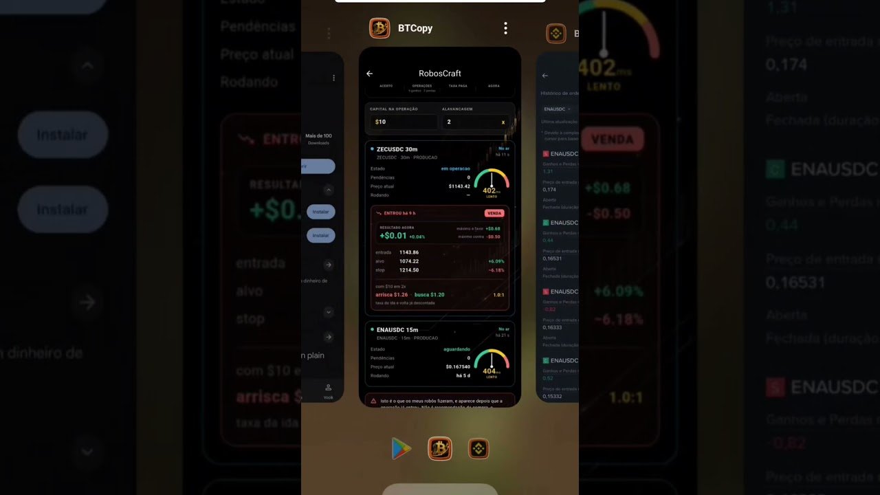 ROBO FAZ TUDO E EU SO ACOMPANHO #trader #daytrade #rendaextra #cripto