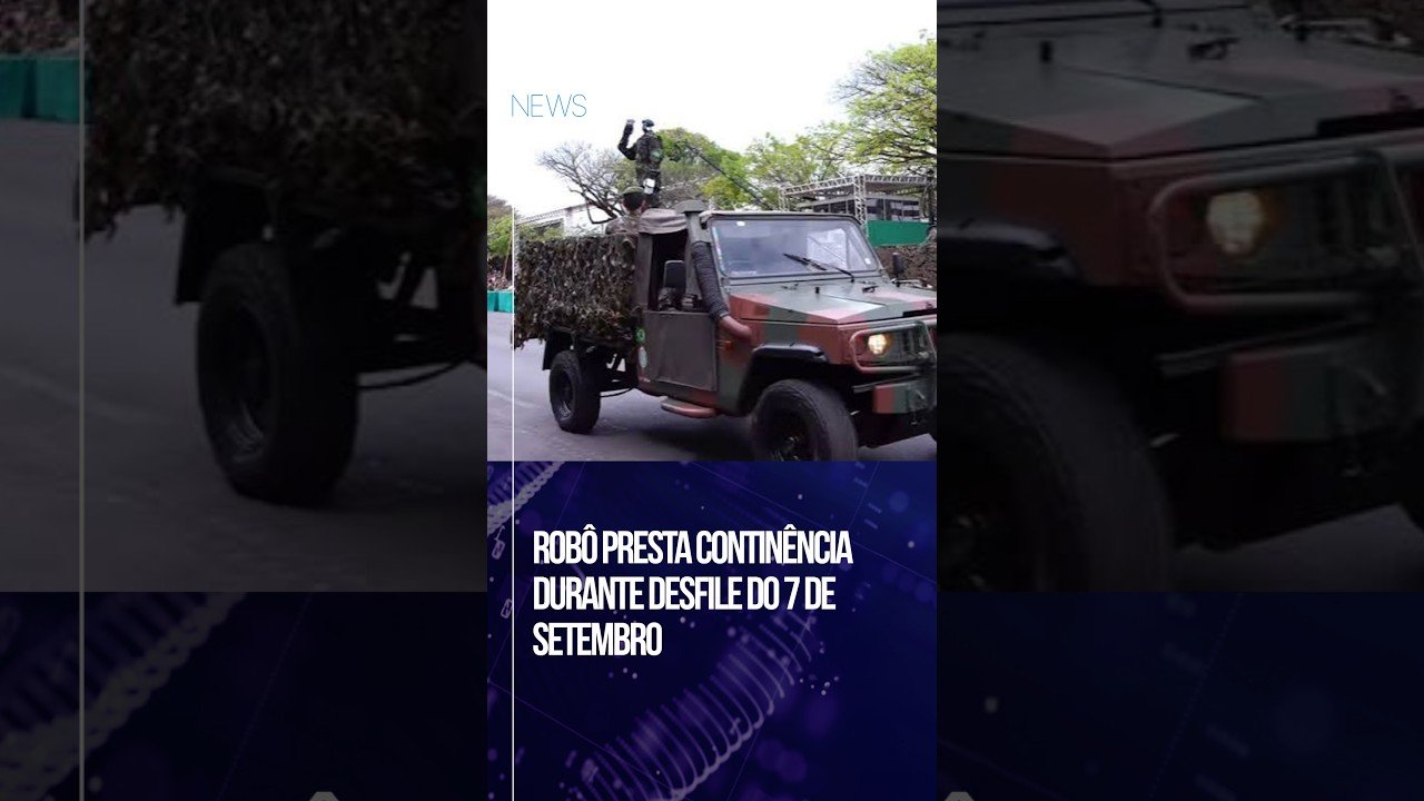 Robô humanoide do Exército rouba a cena no desfile de 7 de Setembro em Brasília | InfoMoney News