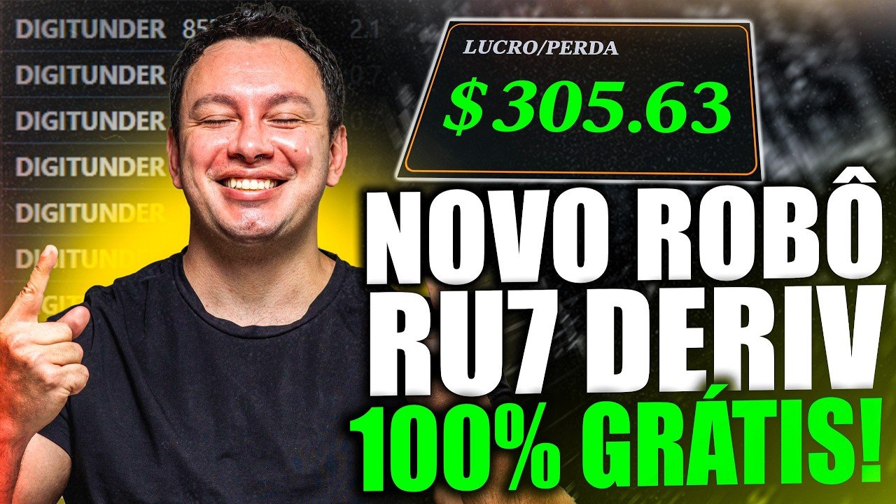 Robô RU7 Deriv GRÁTIS: Funciona de Verdade ou é Furada?