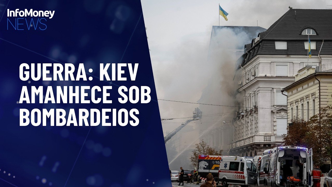 Rússia ataca sede do serviço de segurança da Ucrânia em Kiev | InfoMoney News
