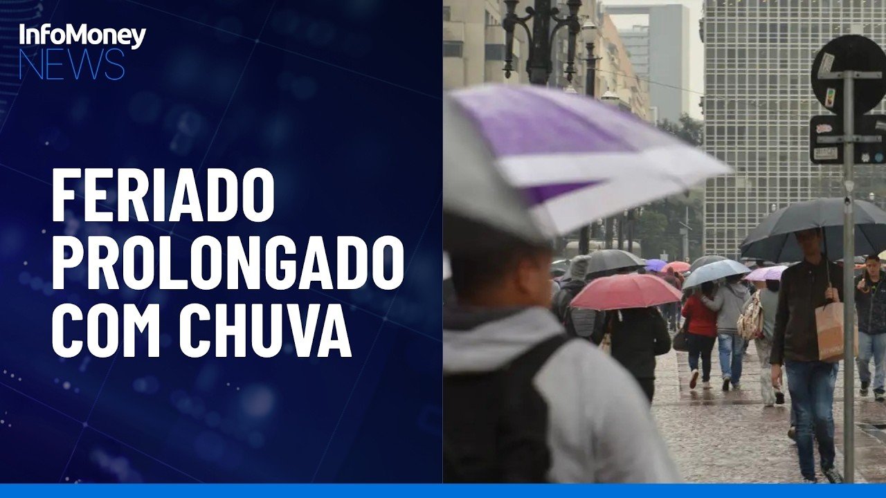 SP tem chuva no 1º dia de feriado prolongado: ‘dia anoitece’ em algumas regiões | InfoMoney News