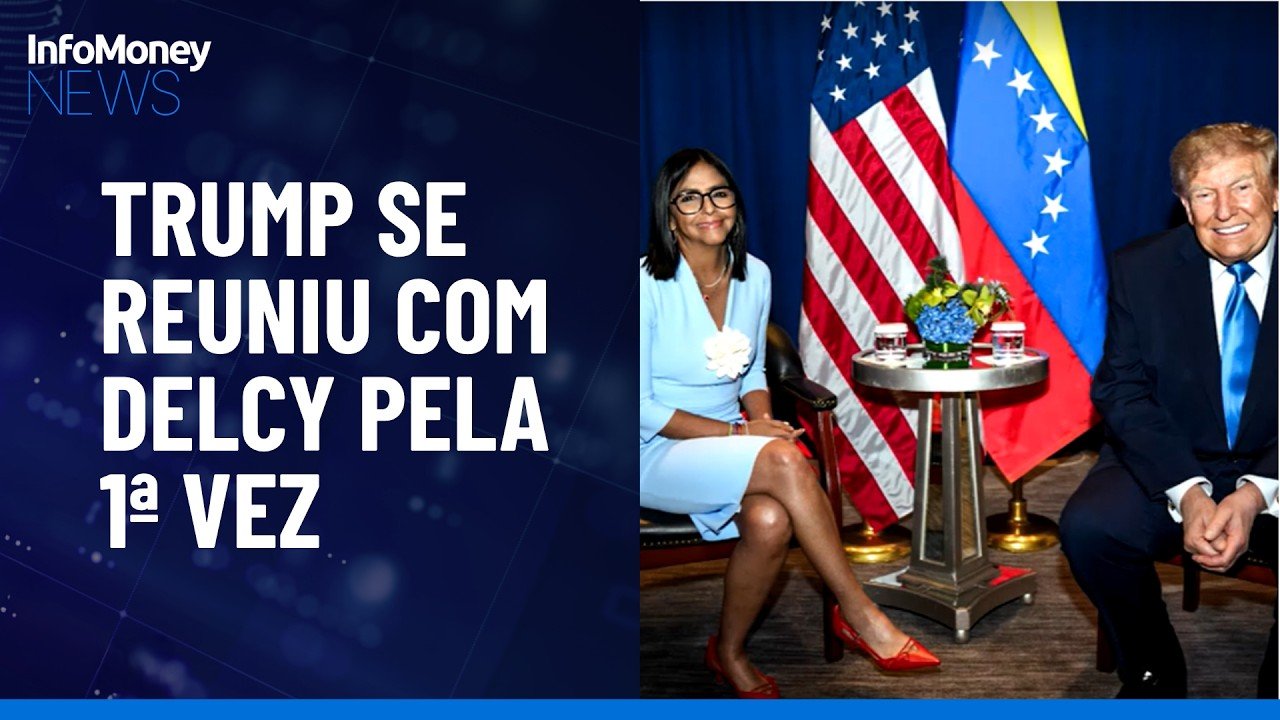 Trump e Delcy Rodríguez se encontram em Nova York | InfoMoney News