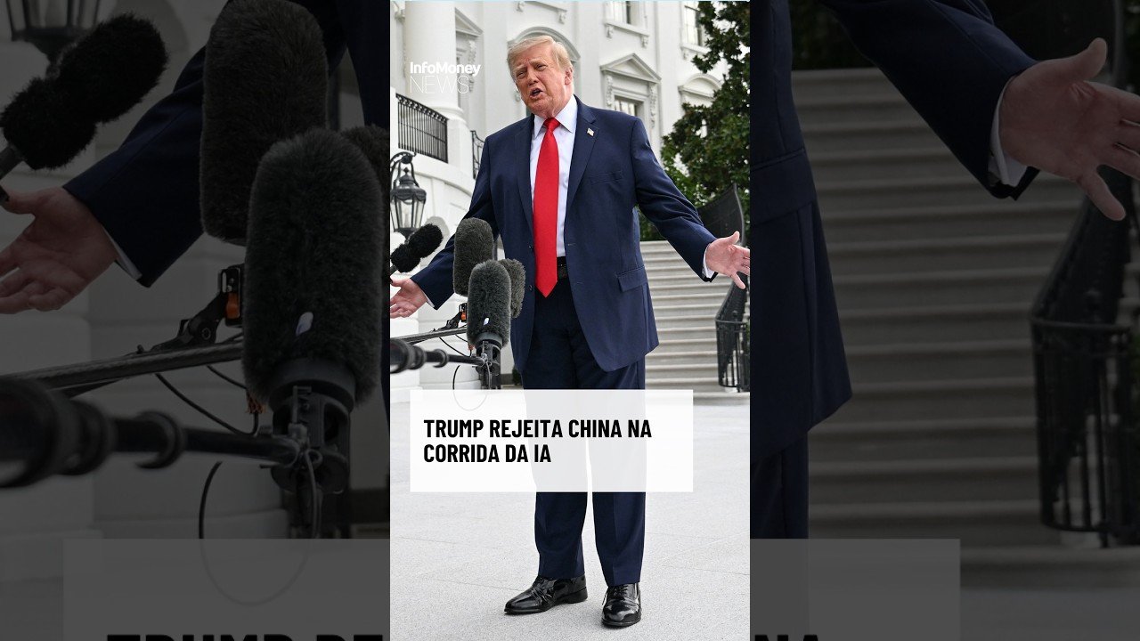 Trump rejeita integração de IA com a China: “Estamos muito à frente” | InfoMoney News