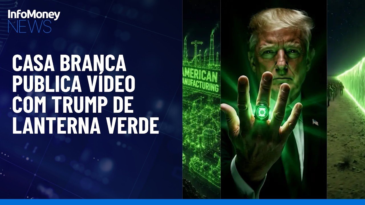 Trump vira Lanterna Verde em vídeo de IA publicado pela Casa Branca | InfoMoney News