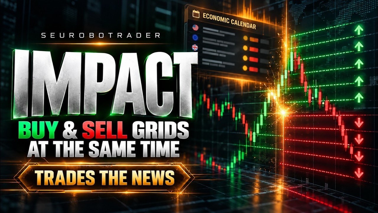 💥 IMPACT Trading Bot: Simultaneous Buy & Sell Grids + News Trading!