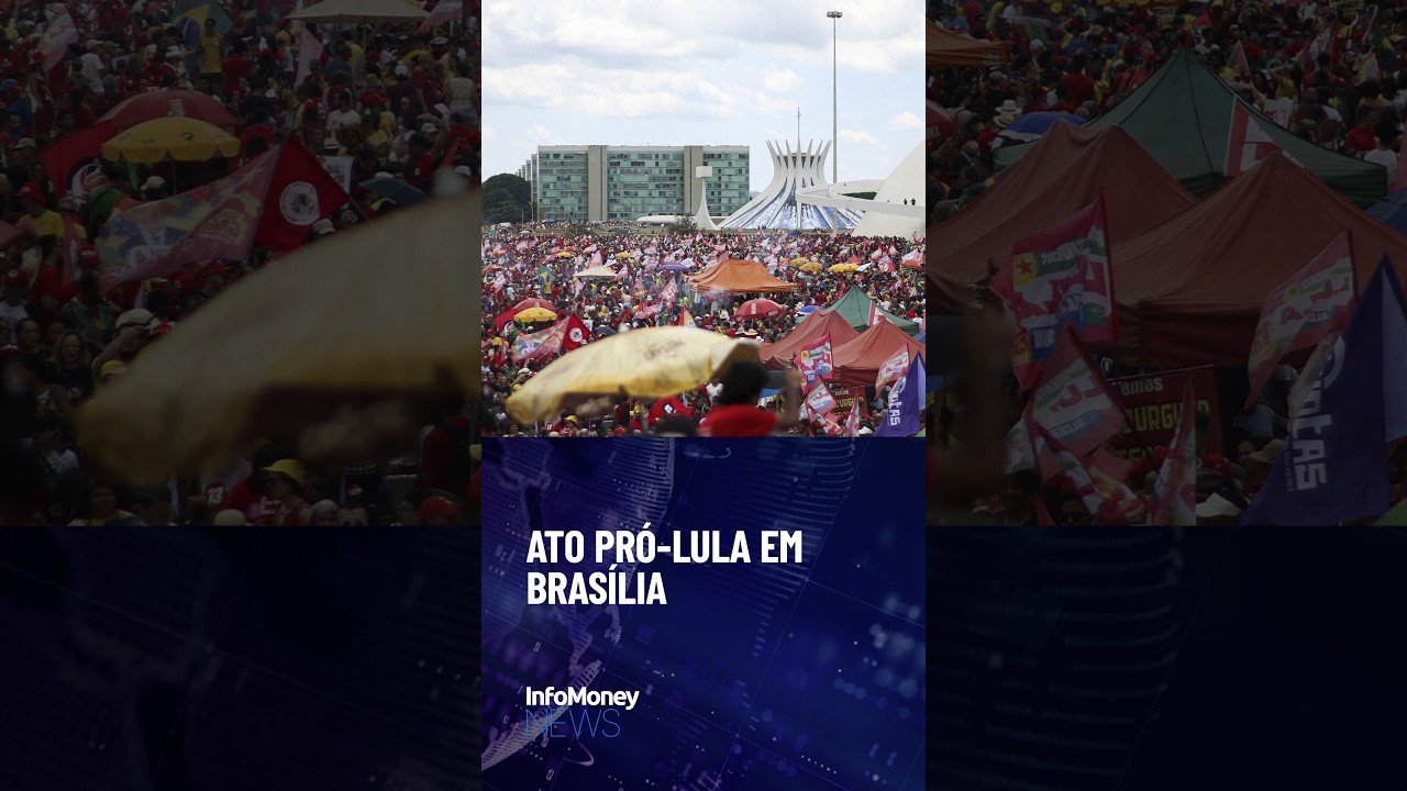 Apoiadores de Lula fazem ato em Brasília a uma semana do segundo turno | InfoMoney News